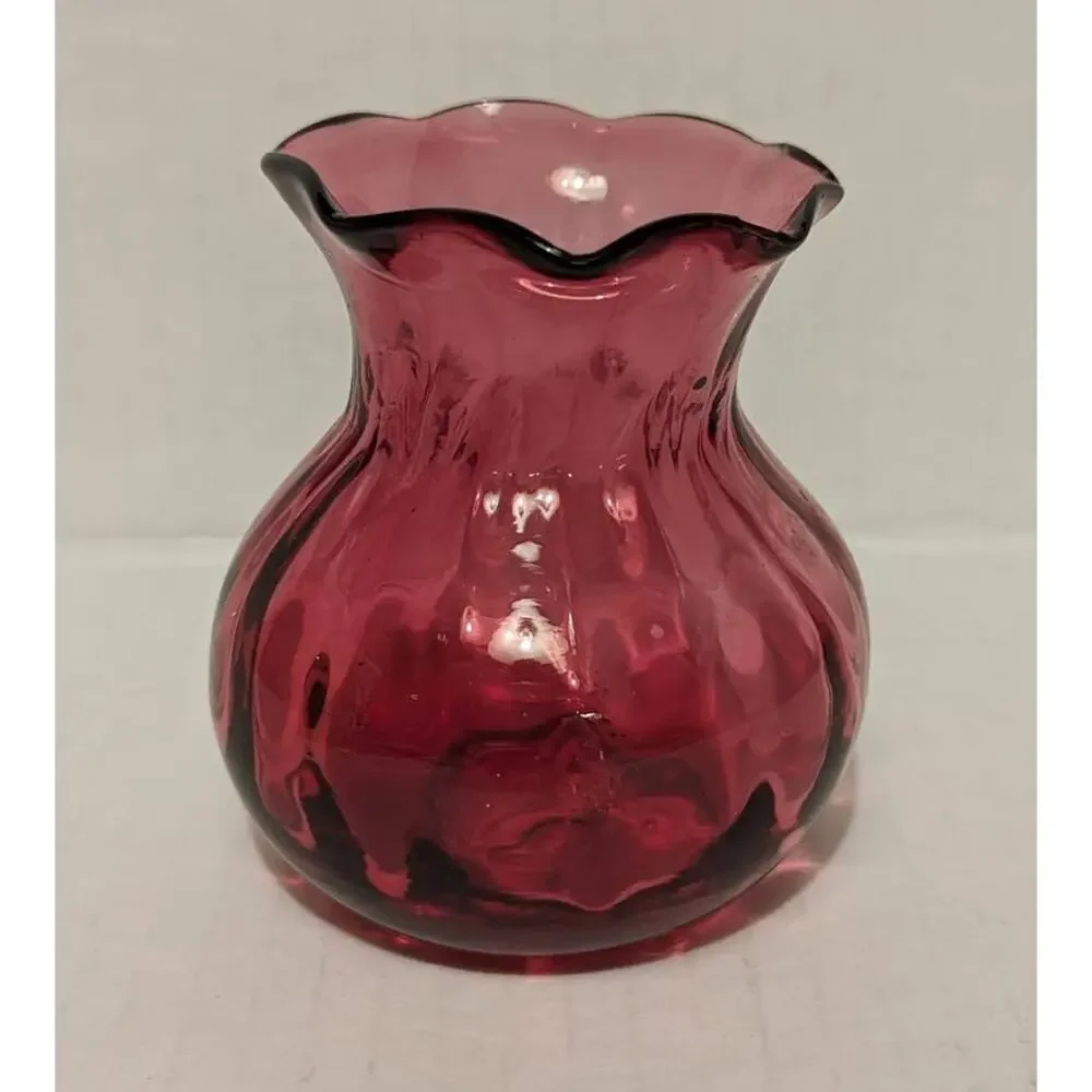 Vintage cranberry miniature